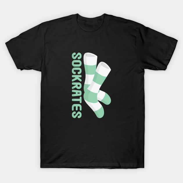 Sockrates (Socrates) T-Shirt by passivemoth